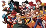  boku_no_hero_academia character_request cosplay cosplay_request crossover highres monkey_d_luffy monkey_d_luffy_(cosplay) multiple_boys multiple_girls nami_(one_piece) nami_(one_piece)_(cosplay) one_piece tagme tina_fate 