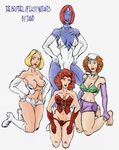  emma_frost jean_grey marvel mystique rogue tawd white_queen x-men 