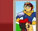  captain_falcon crossover f-zero mario nintendo super_mario_bros. super_smash_bros. vg_cats webcomic 