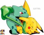 animated bulbasaur pikachu pokemon surfing_charizard 