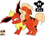  animated flareon growlithe psyredtails surfing_charizard 
