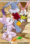  babs_bunny buster_bunny digimon gatomon kandlin tiny_toon_adventures 