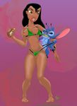  darklightsun disney lilo_and_stitch nani stitch 