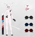  anthro black_body black_fur black_hair blue_eyes breasts catherinemeow eeveelution espeon eyewear female fluffy fluffy_tail fur gem genitals glasses hair hi_res multicolored_body multicolored_fur multicolored_hair nintendo nipples open_mouth open_smile pok&eacute;mon pok&eacute;mon_(species) pussy simple_background smile solo teeth tongue tongue_out two_tone_body two_tone_fur two_tone_hair video_games white_body white_fur white_hair 