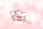  ambiguous_gender anthro bath enjoying low_res reflection rime_the_vixen rubber_duck sauna sharp_teeth smile solo teeth water 
