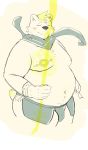  2020 anthro belly black_nose blush eyes_closed hi_res humanoid_hands kemono male mammal menmen_kesinn moobs nipples overweight overweight_anthro overweight_male solo ursid 