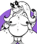  anthro belly breasts female genitals goodra hi_res inviting nintendo nipples nude overweight overweight_anthro overweight_female pok&eacute;mon pok&eacute;mon_(species) presenting pussy sitting solo trout_(artist) video_games 
