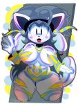  anthro female hair hi_res malachimoet mammal tem temmie_(undertale) undertale video_games white_body 