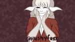  animated anthro bovid breasts caprine caprine_demon cleavage clothed clothing cute_expression demon female goat goat_demon helltaker horn low_res mammal nooks smile solo zdrada_(helltaker) 
