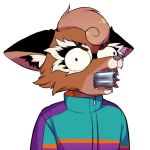  alpha_channel angry anonymous_artist anthro brown_body brown_fur clothed clothing fur gun handgun male mammal open_mouth procyonid purple_eyes raccoon ranged_weapon revolver simple_background solo topwear transparent_background weapon 