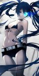  bikini_top black_rock_shooter black_rock_shooter_(character) kuroi_mato swimsuits takom 