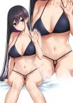  bikini cleavage swimsuits underboob yuzuri_ai_(ichigo_crown) 