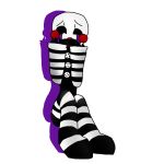  2015 alpha_channel ambiguous_gender animate_inanimate button_(disambiguation) covering covering_mouth doll five_nights_at_freddy&#039;s five_nights_at_freddy&#039;s_2 humanoid lipstick living_doll looking_at_viewer makeup multicolored_body not_furry puppet_(fnaf) purple_stripes red_cheeks scurryy skinny solo stripes tagme video_games white_stripes 