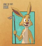  2020 4_fingers anthro disney fingers fur hi_res katnay lagomorph leporid male mammal rabbit rabbit_(winnie_the_pooh) simple_background solo winnie_the_pooh_(franchise) 