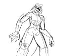  anthro biru_(diamonsion) canid canine claws diamonsion digital_media_(artwork) fox fur hair hi_res looking_at_viewer male mammal muscular muscular_anthro muscular_male nude open_mouth sex sharp_teeth sketch smile solo teeth tongue tongue_out unfinished 