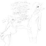  absurd_res anthro areola balls big_penis breasts duo embarrassed female gardevoir genitals hi_res implied_incest incest_(lore) kirlia long_penis male male/female nintendo nipples penis pok&eacute;mon pok&eacute;mon_(species) quin-nsfw shy size_difference speech_bubble text video_games 