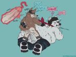  anal anal_penetration anthro armor backsack ball_slap balls bandage bandage_on_face bandage_on_nose beanie bear belly belt big_belly big_butt big_penis bodily_fluids body_hair bottomwear bottomwear_down breeding_kink brown_body brown_fur butt butt_hair camo camo_bottomwear camo_clothing camo_pants camo_print canid canine canis claws clenched_teeth climbing_on clothed clothing deep_penetration duo english_text epic_games erection eye_patch eyes_closed eyewear feet fingerless_gloves fortnite fur furgonomic_hat furgonomic_headwear furgonomics genital_fluids genitals gloves grinding growling hairy half-erect handwear hat headgear headwear helmet hi_res hindpaw humanoid_genitalia humanoid_penis imminent_impregnation internal kerchief larger_sub leaking_precum male male/male male_anthro mammal mattinqq meme motion_lines musclegut muscular muscular_anthro muscular_male neckerchief neckwear nude onomatopoeia overweight overweight_bottom overweight_male pants pants_down partially_clothed pattern_bottomwear pattern_clothing pattern_pants pawpads paws penetration penile penile_penetration penis penis_in_ass piercing plap_(sound) plap_plap_get_pregnant pointy_ears polar_bear polar_patroller precum prostate prostate_stimulation prostate_with_heart rear_view rough_sex seductive sex shirtless size_difference slap small_top_big_bottom sound_effects speech_bubble submissive submissive_male sweat tail teeth text topless topless_anthro topless_male ursine vein veiny_penis wendell_(fortnite) wolf 