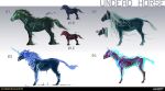 2026 absurd_res ambiguous_feral ambiguous_gender animated_skeleton artist_collaboration black_body black_hooves black_skin black_tail blue_body blue_horn blue_mane blue_skin blue_tail bone colored company_name concept_art digital_drawing_(artwork) digital_media_(artwork) empty_eyes english_description english_text equid equine feral fire flaming_hair flaming_mane flaming_tail gradient_background group hi_res highguard_(game) hooves horn horse hybrid light lighting long_mane mammal mane medium_mane multicolored_body multicolored_tail mythological_creature mythological_equine mythology nicholas_patrick_kelana number official_art pseudo_hair pseudo_mane purple_teeth red_sclera red_tail rib_cage santi_bosch shaded simple_background skeleton tail teal_mane teal_tail teeth text translucent translucent_body undead unicorn white_eyes