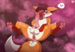  absurd_res animal_genitalia animal_penis anthro anus aroused aroused_face aroused_male aroused_smile balls blue_eyes bodily_fluids brown_hair butt canid canine canine_genitalia canine_penis clothing cloud dripping_penis drooling ferox_(feroxdoon) fluffy fox fur genital_fluids genitals hair happy heart_symbol hi_res knot knotted_penis male mammal musk musk_drunk musky_balls musky_butt musky_penis musky_underwear nonbinary_(lore) nude nude_anthro nude_male orange_body orange_fur pawpads paws penis precum red_body red_fox red_fur saliva saliva_on_tongue sarox scent scent_play sheath smile sniffing sniffing_clothes solo sweat sweatdrop tail tongue tongue_out true_fox twitching underwear underwear_sniffing vein veiny_penis white_body white_fur 