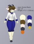 anthro aster_zerda-black belt bottomwear bovid bow_(feature) brown_body brown_eye brown_fur brown_hair button_(fastener) caprine clothed clothed_anthro clothed_male clothing collared_shirt color_swatch countershade_tail countershading dress_shirt facial_markings femboy fur goat hair head_markings hi_res hooves horn male mammal markings mask_(marking) model_sheet mouth_closed shirt shorts simple_background solo tail tan_body tan_fur text thick_thighs topwear zibdan