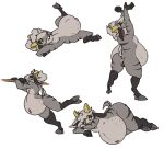 andromorph anthro axel_(ettechouette) bovid bovine caprine ettechouette goat hi_res intersex mammal pregnant pregnant_andromorph pregnant_intersex solo