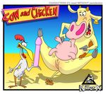  chicken cow cow_and_chicken killerx tagme 