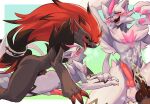  anal anal_penetration animal_genitalia animal_penis anthro bodily_fluids canid canine_genitalia canine_penis claws cum cum_on_belly cum_on_body cum_on_penis duo fangs felid from_behind_position generation_5_pokemon generation_7_pokemon genital_fluids genitals hair hi_res knot legendary_pokemon long_hair looking_pleasured male male/male male_penetrated male_penetrating male_penetrating_male mammal mizu_(zeraora) nintendo penetration penile penile_penetration penis penis_in_ass pokemon pokemon_(species) prone_bone_position pull_out red_claws red_hair sam_(zoroark) sex smile speed_bump_position sweat teeth tenebscuro zeraora zoroark 