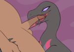 2d_animation ahatas ambiguous_gender animated balls bestiality black_body bodily_fluids duo fellatio feral feral_penetrated frame_by_frame generation_7_pokemon genitals hi_res human human_on_feral human_penetrating human_penetrating_ambiguous human_penetrating_feral interspecies loop male male/ambiguous mammal markings narrowed_eyes nintendo oral penetration penile penile_penetration penis pokemon pokemon_(species) purple_eyes salazzle saliva saliva_on_penis sex simple_background solo_focus tongue tongue_out tongue_out_fellatio