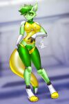 anthro female genitals hi_res joints machine nariikhan robot robot_anthro robotic robotization solo standing translucent translucent_body vulva