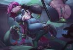 anthro anthro_on_feral anthro_penetrated anus areola arthropod bestiality bodily_fluids bodysuit breasts canid canine canis clitoral_hood clitoris clothed clothing digital_media_(artwork) domestic_dog duo erection female female_anthro female_on_feral female_penetrated feral feral_penetrating feral_penetrating_anthro fur genital_fluids genitals hair half-closed_eyes hi_res hybrid insect insect_wings insectophilia interspecies ksaiden larger_anthro larger_female larger_penetrated male male/female male_feral male_penetrating male_penetrating_female mammal narrowed_eyes nipples ovipositor ovipositor_in_ass ovipositor_penetration penetration questionable_consent reptile scales scalie sex size_difference skinsuit smaller_feral smaller_male tail teeth tight_clothing tongue tongue_out vulva wings worried worried_look