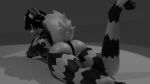 16:9 3d_(artwork) 4k anthro big_butt butt butt_focus canid canine canis clothing digital_media_(artwork) domestic_dog fluffy fluffy_tail fur hair herding_dog hi_res intersex intersex/male looking_at_viewer lying male male/male maleherm mammal monochrome oblivion_(oblivionart) oblivionart on_front pastoral_dog paws sheepdog simple_background smile smiling_at_viewer solo tail thong underwear widescreen