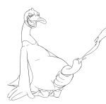 amazon_(company) anatid anseriform anserine anthro aroused aroused_face aroused_male aroused_smile avian beak bent_legs bird bob-jiggles bodily_fluids chuck_(kevin) cum cumshot ejaculation feathers genital_fluids genitals goose half-closed_eyes hand_on_ground hand_on_penis kevin_(series) kneeling line_art long_neck looking_pleasured male male/male masturbation narrowed_eyes open_beak open_mouth orgasm orgasm_face penis slightly_chubby slightly_chubby_anthro slightly_chubby_male smile smirk solo spiral_penis tail tail_feathers tail_feathers_tuft tongue