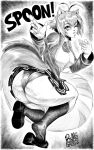 2026 5:8 5_fingers absurd_res ahoge animal_humanoid arc_system_works big_butt blazblue bodily_fluids bottomwear butt clothed clothing english_text female finger_gun fingers footwear gesture greyscale hair hand_gesture heelpop hi_res huge_butt humanoid legwear looking_back loose_footwear makoto_nanaya mammal mammal_humanoid mary_janes miniskirt monochrome one_eye_closed panties pleated_skirt pltnm06ghost rodent rodent_humanoid school_uniform sciurid sciurid_humanoid shoe_dangle shoes short_hair signature simple_background skirt socks solo squirrel_tail sweat sweaty_butt text thick_thighs thigh_highs thigh_socks tree_squirrel_humanoid underwear uniform upskirt white_background wide_hips wink