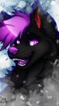  anonymous_artist anthro canid canine canis demon hi_res hybrid male mammal portrait tac_wolf wolf 