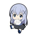  chibi gochuumon_wa_usagi_desu_ka? kafuu_chino tagme tippy_(gochuumon_wa_usagi_desu_ka?) transparent_png waitress 