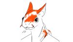  amur_carp anthro anthrofied blep bust_portrait carp cyprinid cypriniform fish koi male marine multicolored_body multicolored_scales portrait scales securipun solo tongue tongue_out typical_carp whiskers 