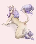  2020 anthro digital_media_(artwork) equid equine female fingers hair hooves horn kuroi-kisin mammal purple_hair smile solo unicorn 