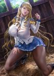  celia_cumani_aintree cleavage heels lexaiduer pantyhose uniform walkure_romanze 