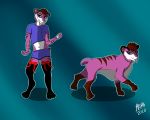  5:4 absurd_res akifa anthro fan_character felid feral fiverr hi_res mammal sabertooth_(disambiguation) 