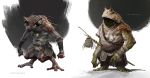  amphibian anthro frog hi_res toad_(frog) unknown_artist wukong 