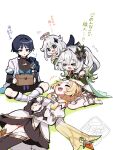  >_< +++ 1boy 3girls absurdres anklet armlet armor asymmetrical_sidelocks behind_another black_bodysuit black_bridal_gauntlets black_cape black_eyes black_hair black_shorts black_skirt black_sleeves black_thighhighs blonde_hair blue_cape blue_gem blue_kimono blue_sleeves blunt_ends blush bodysuit bow box braid breasts bridal_gauntlets bright_pupils cape choppy_bangs closed_eyes colored_tips commentary_request crying detached_sleeves diamond_hair_ornament dress eyelashes eyeliner facing_another feathers first_aid_kit floating flying_sweatdrops furisode gem genshin_impact gold_anklet gold_armlet gold_halo gold_trim gradient_hair gradient_scarf green_cape green_gem green_hair green_sleeves hair_bow hair_intakes hair_ornament half_up_braid halo hand_on_another's_head hand_on_own_chin highres holding holding_box indian_style japanese_armor japanese_clothes jewelry juban kimono kote kurokote lap_pillow layered_sleeves leaf leaf_hair_ornament leg_warmers levitation long_hair looking_at_another lumine_(as_heaven_and_earth_are_made_anew)_(genshin_impact) lumine_(genshin_impact) lying makeup mandarin_collar mechanical_halo medium_breasts medium_hair multicolored_hair multiple_girls nahida_(genshin_impact) official_alternate_costume oishii_sasa on_back open_clothes open_kimono open_mouth own_hands_clasped own_hands_together paimon_(genshin_impact) pointy_ears pom_pom_(clothes) puff_of_air purple_eyes red_eyeliner scaramouche_(genshin_impact) scarf short_hair short_hair_with_long_locks short_sleeves shorts shoulder_peek side_cape side_ponytail sidelocks sitting skirt skirt_under_dress socks stirrup_footwear tareme tassel thighhighs toes translation_request tsurime twitter_username vision_(genshin_impact) wanderer_(genshin_impact) watermark white_background white_bow white_dress white_hair white_kimono white_leg_warmers white_pupils white_scarf white_sleeves white_socks yellow_feathers yellow_scarf 