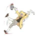  1boy aku_no_meshitsukai_(vocaloid) allen_avadonia arms_up ascot baggy_pants black_ribbon black_vest blonde_hair blue_eyes brown_shoes coat collared_coat collared_jacket collared_shirt commentary cup derivative_work english_commentary evillious_nendaiki falling grey_pants grey_shirt hair_ribbon highres holding imminent_hit jacket kagamine_len messy_hair motion_blur panicking pants plate ponytail raised_eyebrow rectangular_mouth ribbon shirt shoes short_ponytail slipping socks solo spiked_hair tea tea_set teacup teapot tod-mugi told_you_not_to_do_that vest vocaloid waving_arms white_ascot white_socks wide-eyed yellow_coat yellow_jacket you're_doing_it_wrong 