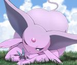  2018 ambiguous_gender breasts canine duo eeveelution espeon female larger_female lucario macro male mammal micro micro_abuse micro_on_macro nintendo pok&eacute;mon pok&eacute;mon_(species) size_difference smaller_male video_games ソリュウ 