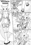  comic digimon renamon rika_nonaka tagme 