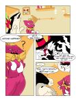  absurd_res anthro braixen comic english_text female feral hi_res male nintendo pok&eacute;mon pok&eacute;mon_(species) ponporio_(artist) sneasel text typhlosion video_games 