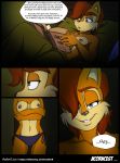  anthro archie_comics aval0nx bed bedroom book breasts brother brother_and_sister chipmunk clothed clothing comic dialogue duo elias_acorn english_text female furniture ground_squirrel hi_res incest_(lore) male mammal profanity reading rodent sally_acorn sciurid sibling sister smile smirk sonic_the_hedgehog_(archie) sonic_the_hedgehog_(comics) sonic_the_hedgehog_(series) text topless underwear url 
