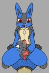  2:3 3_fingers 3_toes animal_genitalia animal_penis biped blue_body blue_fur bodily_fluids canid canine canine_penis dawnlux digital_drawing_(artwork) digital_media_(artwork) domination duo erection female female_domination female_on_top feral fingers fur genitals handjob knot knot_grab lucario male male/female male_on_bottom mammal multicolored_body multicolored_fur nintendo nude on_bottom on_top open_mouth penile penis pok&eacute;mon pok&eacute;mon_(species) red_eyes sex simple_background toes video_games 