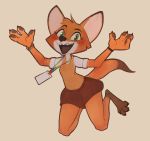  4_fingers akiratan anthro blush bracelet canid canine claws clothed clothing female fingers fox fur green_eyes hi_res jewelry looking_at_viewer mammal multicolored_body multicolored_fur shirt simple_background smile solo topwear two_tone_body two_tone_fur 