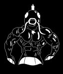  (pokemon) absurd_res black_and_white bulky fin hi_res humanoid illustration ink inktober magikarp monochrome muscular muscular_humanoid nintendo pok&eacute;mon pok&eacute;mon_(species) sk8th solo video_games 