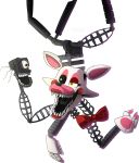 2020 2_heads 4_fingers absurd_res alpha_channel ambiguous_gender animatronic anthro black_sclera bow calesote514 canid canine eyeshadow fingers five_nights_at_freddy&#039;s five_nights_at_freddy&#039;s_2 fox grey_body half-closed_eyes hi_res lipstick machine makeup mammal mangle_(fnaf) multi_head multi_limb narrowed_eyes open_mouth open_smile pawpads pink_body pink_pawpads robot sharp_teeth signature simple_background smile teeth transparent_background video_games white_body yellow_eyes 